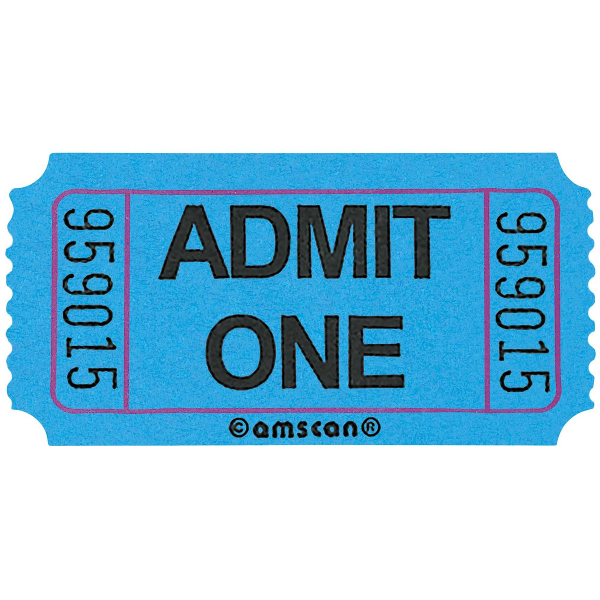 Blue Admit One Ticket Roll (2,000) – Smart Soirée