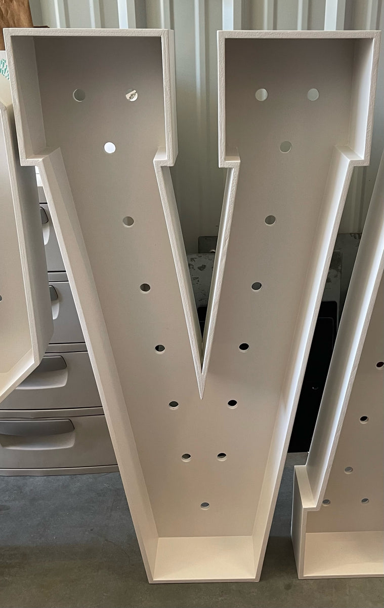 Marquee Light Up Letter V (Rental) Smart Soirée