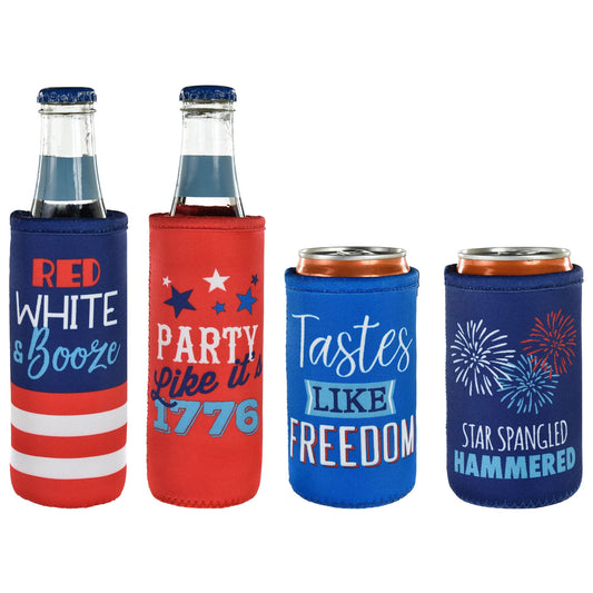 Patriotic Drink Covers (4)