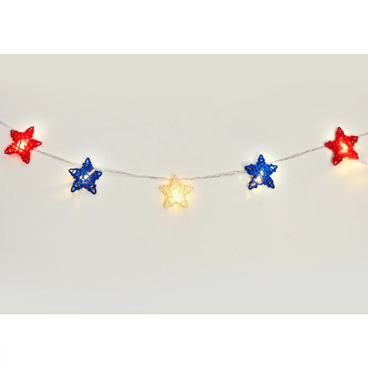 Patriotic Star String Lights