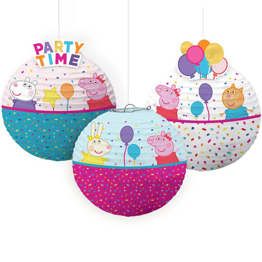 Peppa Tea Party Embellished Lanterns (3)