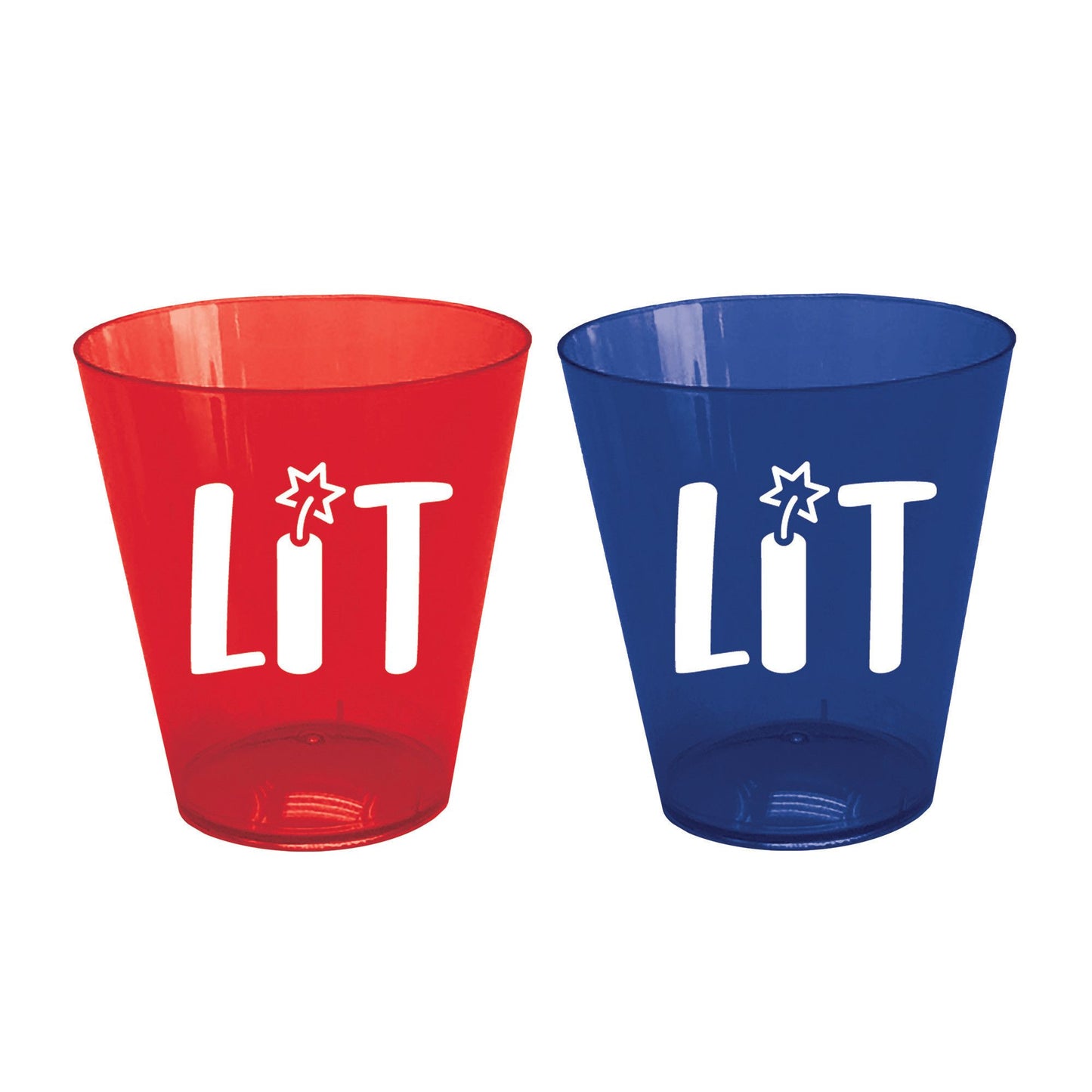 Patriotic Plastic Shot Glasses (40)