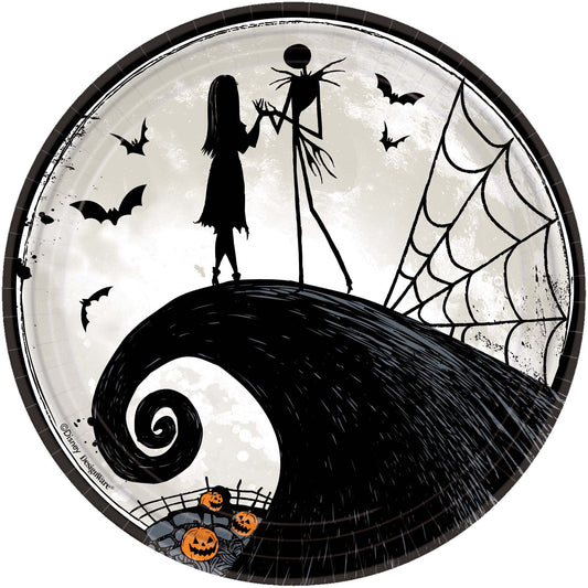 ©Disney Tim Burton's Nightmare Before Christmas Lunch Plates - 8 pack