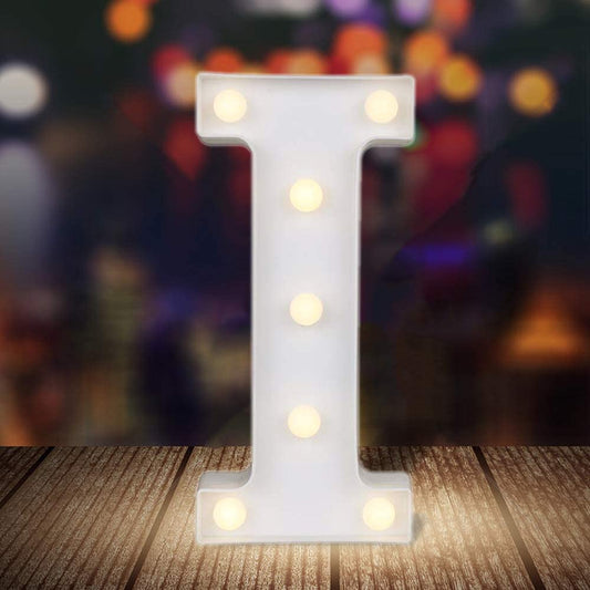 Table Top Marquee Light Up Letter - I (Rental)