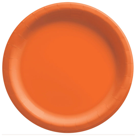 Orange Peel Lunch Paper Plates - 20 pack