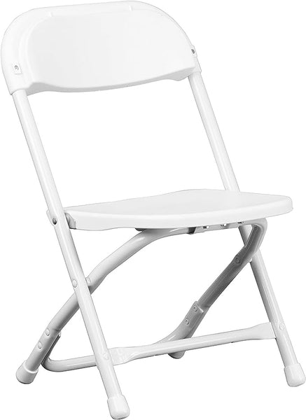 White folding chairs discount rental