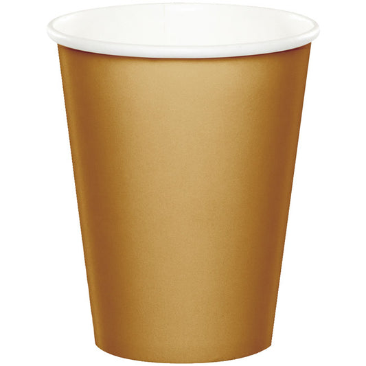 Paper - Glittering Gold Cups (8)