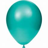 12" Teal Lagoon Latex Balloons (15)