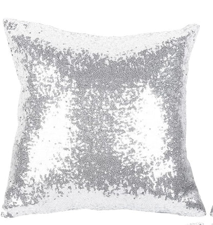 Silver Sequin Pillow - (Rental)