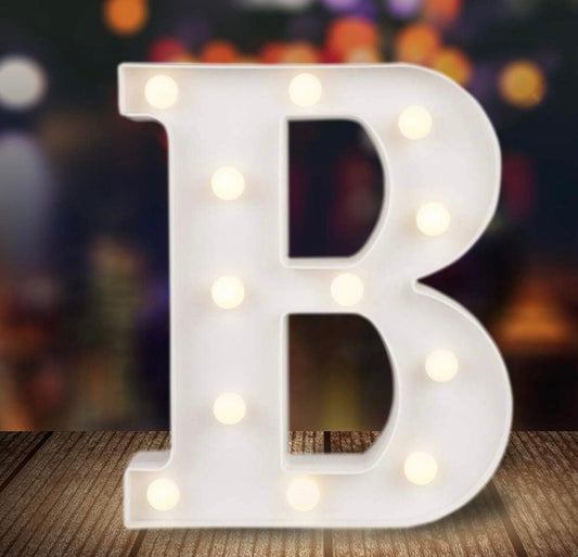 Table Top Marquee Light Up Letter - B (Rental)