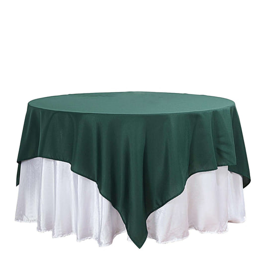 90" x 90" Table Overlay - Hunter Emerald Green (Rental)