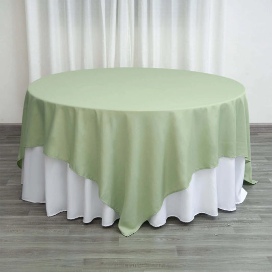 90" x 90" Table Overlay - Sage Green (Rental)