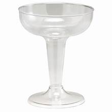 Plastic Champagne Glasses (6) - Clear