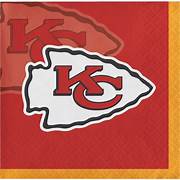 Kansas City Chiefs Cake Napkins - 16 pack