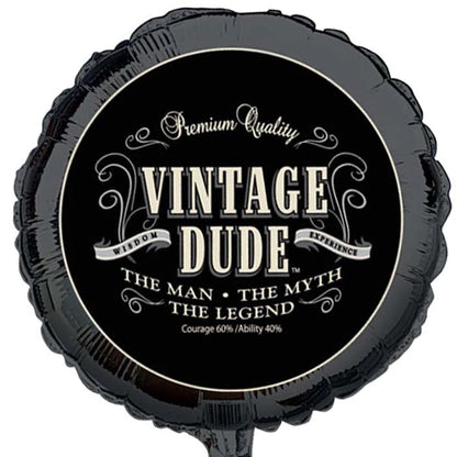 Vintage Dude -Mylar Balloon