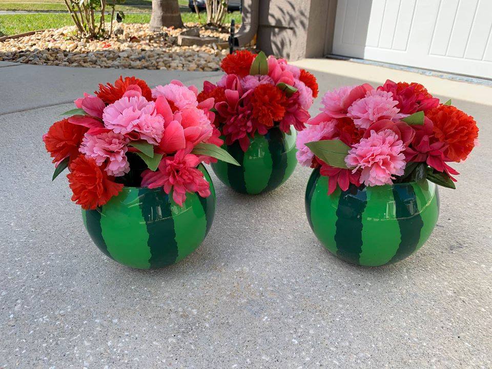 Watermelon Centerpieces (3) - (Rental)