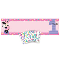©Disney Minnie's Fun To Be One Personalized Giant Banner Kit