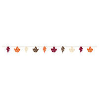 Fall Leaves Paper Banner