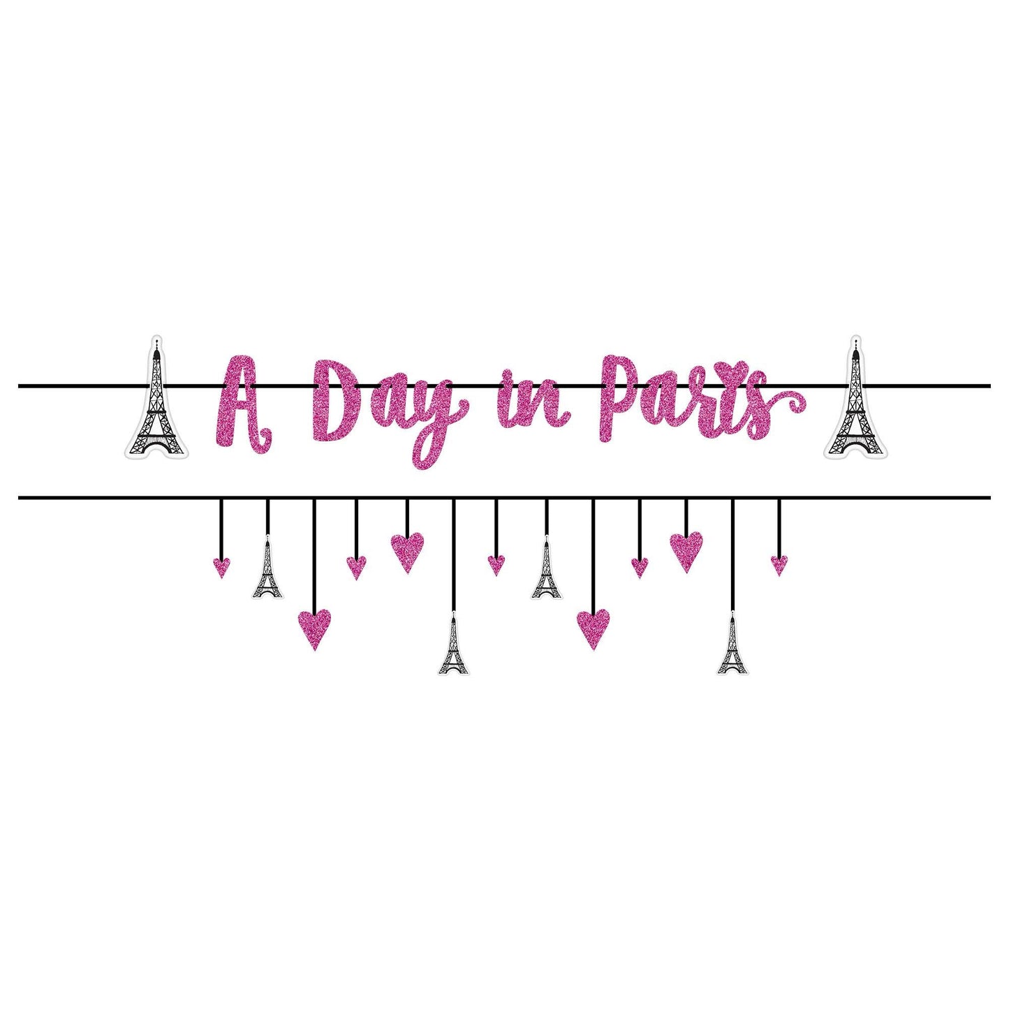 Day In Paris Multi Pack Ribbon Banners