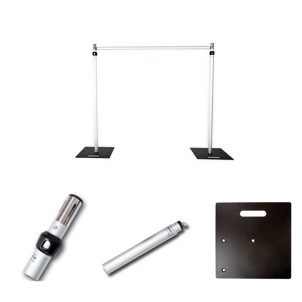 Backdrop Stand Rental 1- Panel Pipe and Drape Backdrop Stand (Rental) – Smart Soirée