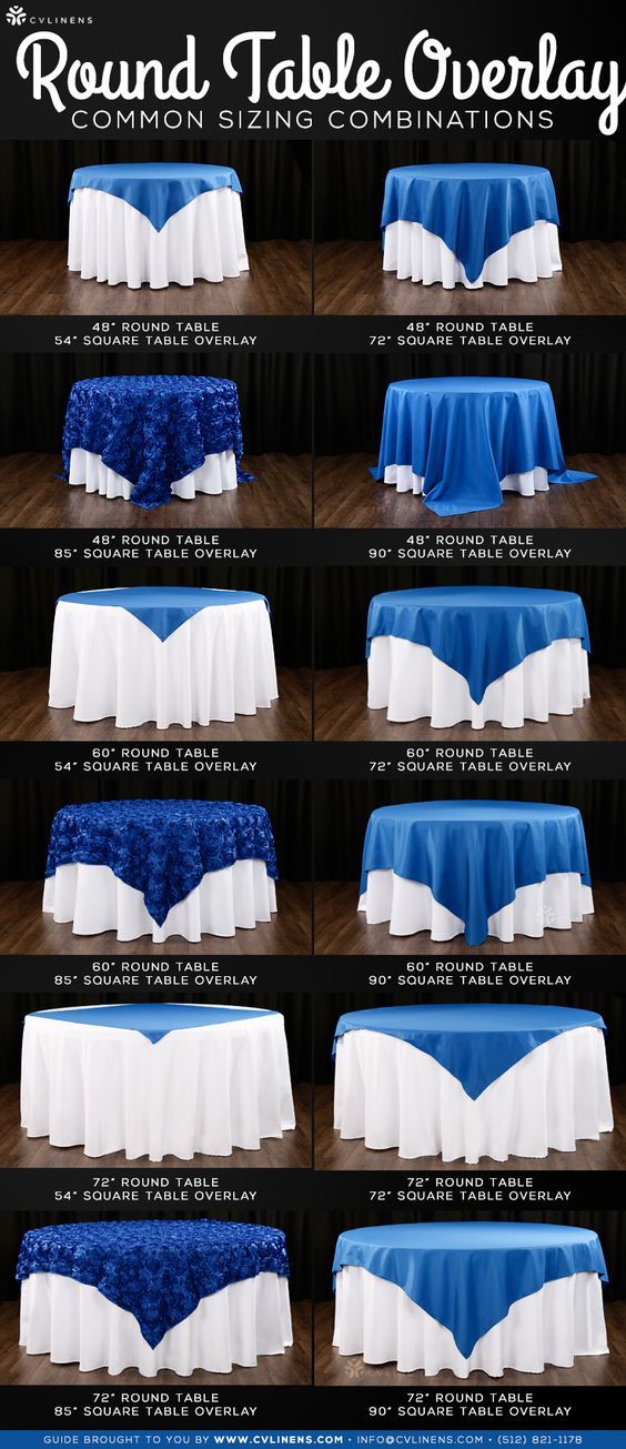 90" x 90" Table Overlay - Turquoise Sheer  (Rental)