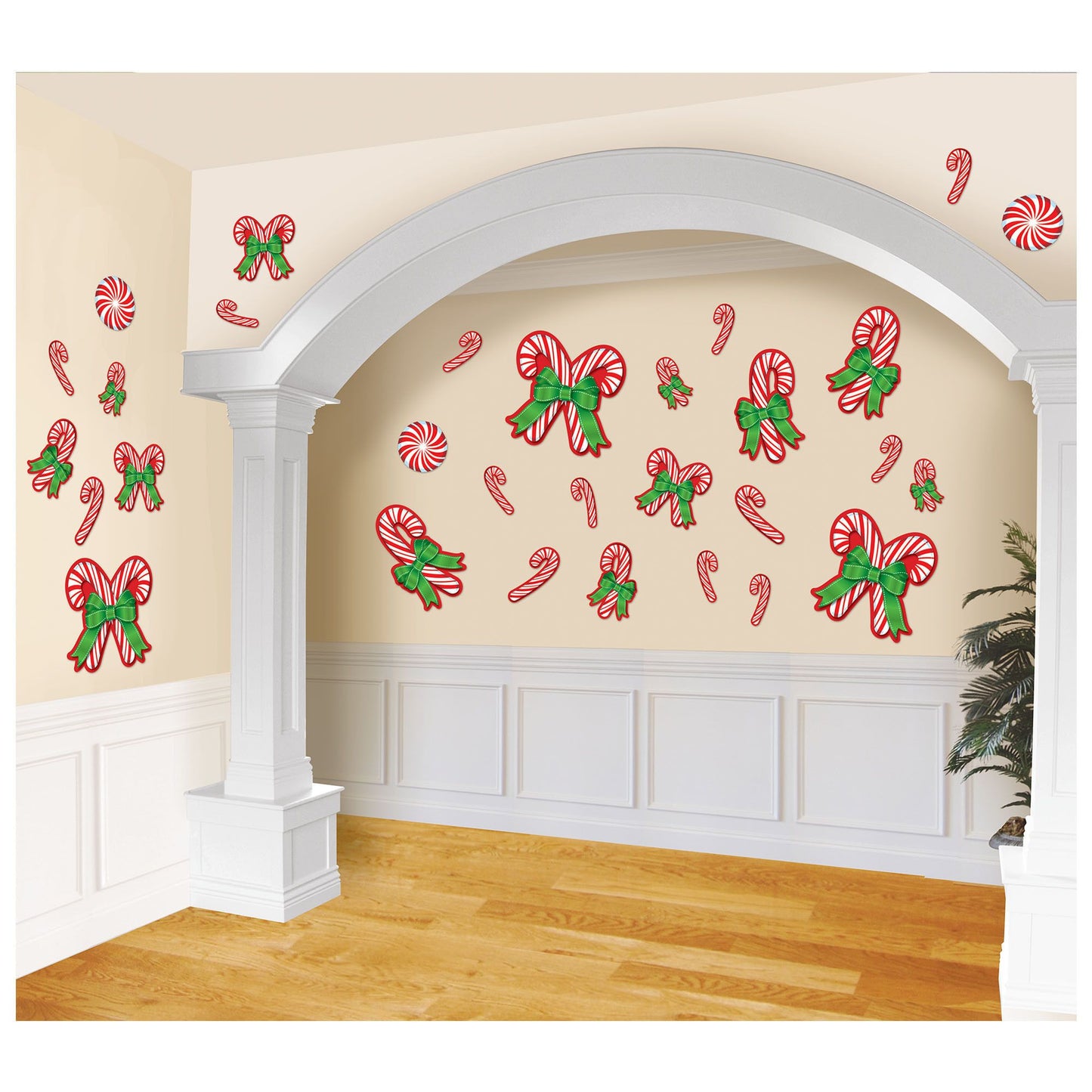Candy Cane Mega Value Pack Cutouts (30)