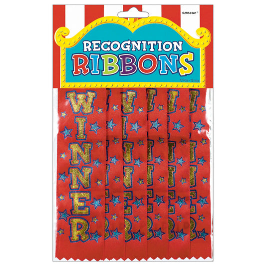 "Winner" Recognition Ribbons (12)