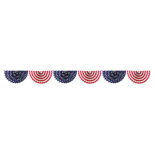 Patriotic Fan Bunting Garland