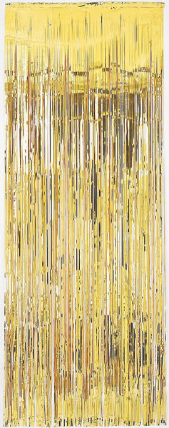 Gold Foil Metallic Curtain