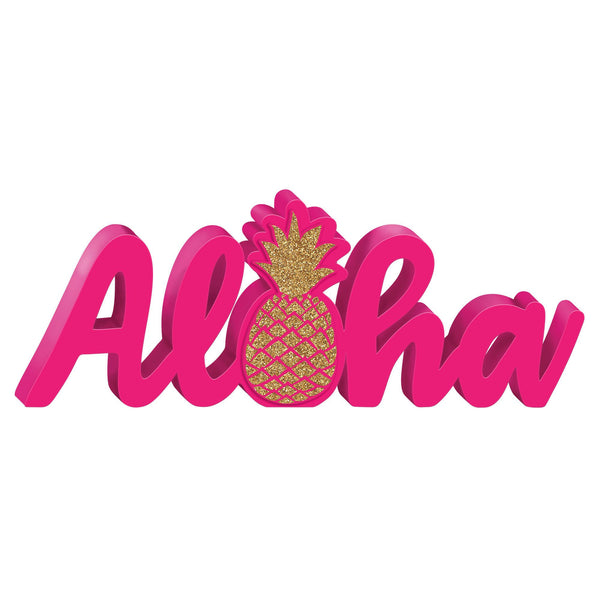 Aloha Standing Word Sign