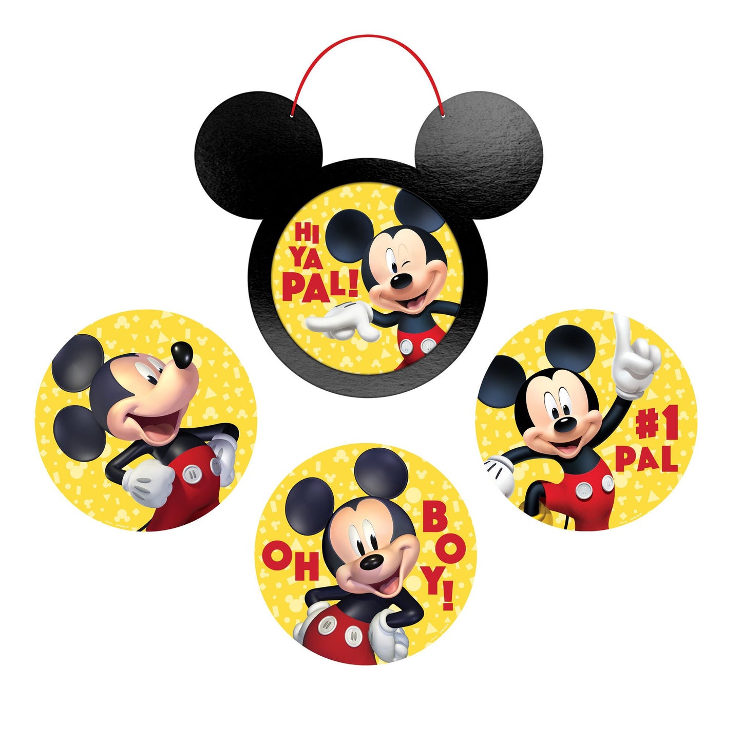 Mickey Mouse Forever Wall Frame and Cutout Decoration Kit (6)