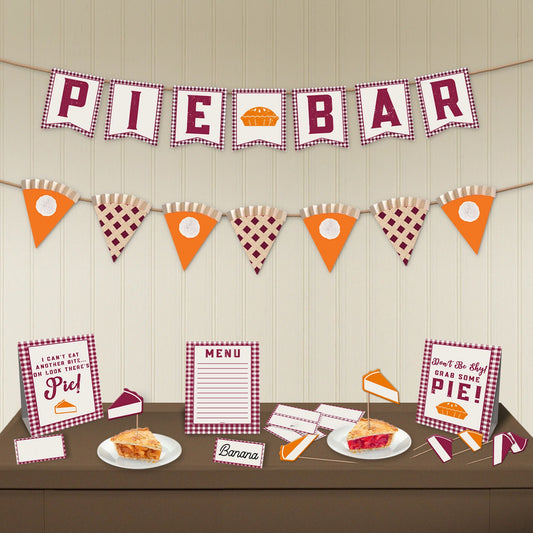 Pie Bar Buffet Decorating Kit