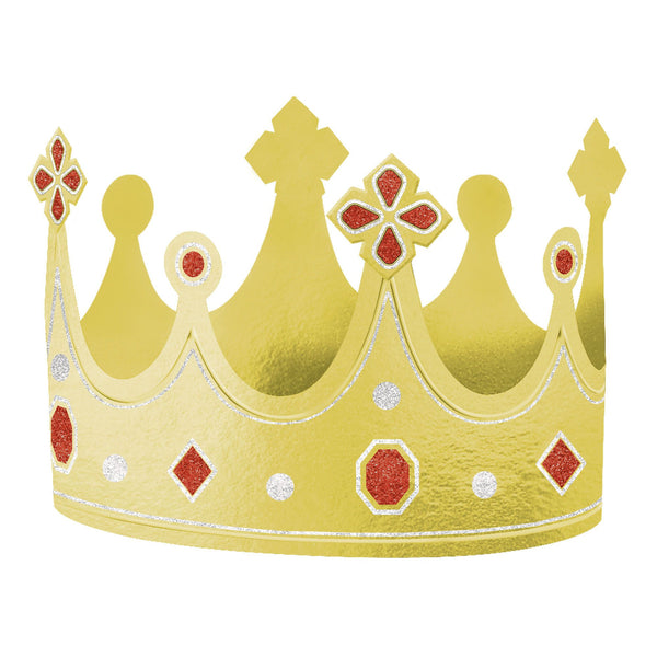 Foil Crown Hat - Gold