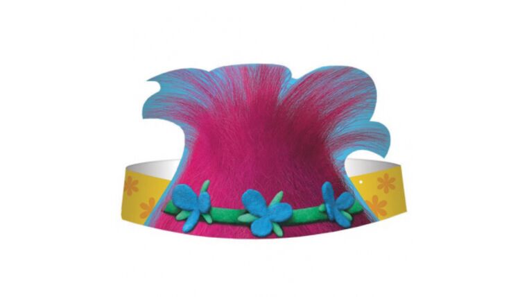 Trolls© Die Cut Paper Hats (8)