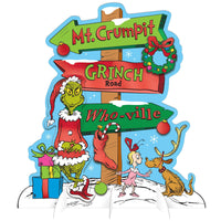 Traditional Grinch Directional Table Decoration Sign