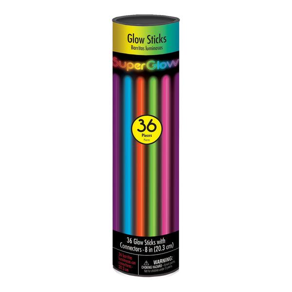 8" Glow Stick Value Pack - Multi Color