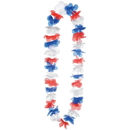 Red, White, and Blue Lei, Multi Pack (6)