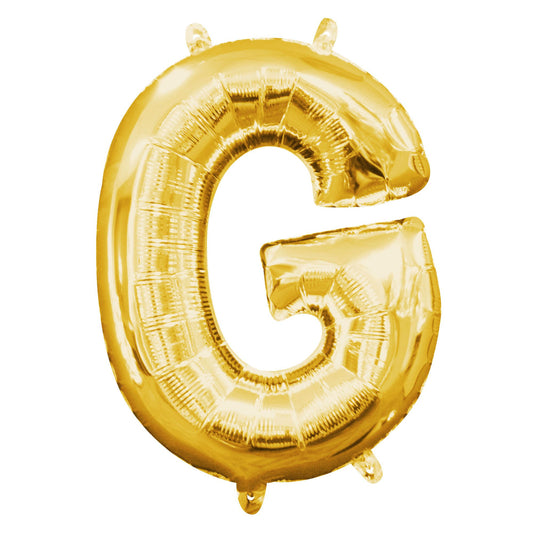 16" Gold Air Filled Balloon - G