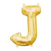 16" Gold Air Filled Balloon - J