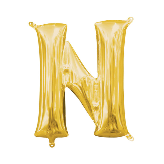 16" Gold Air Filled Balloon - N