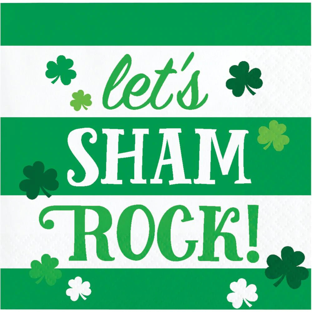 Let's Sham Rock Cake Napkins (16)