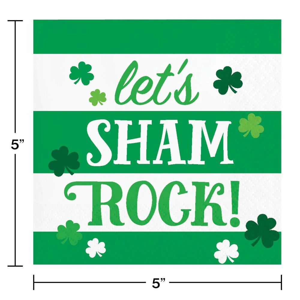 Let's Sham Rock Cake Napkins (16)