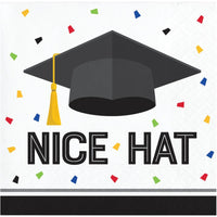 Graduation Fun  "Nice Hat" Cake Napkins (16)