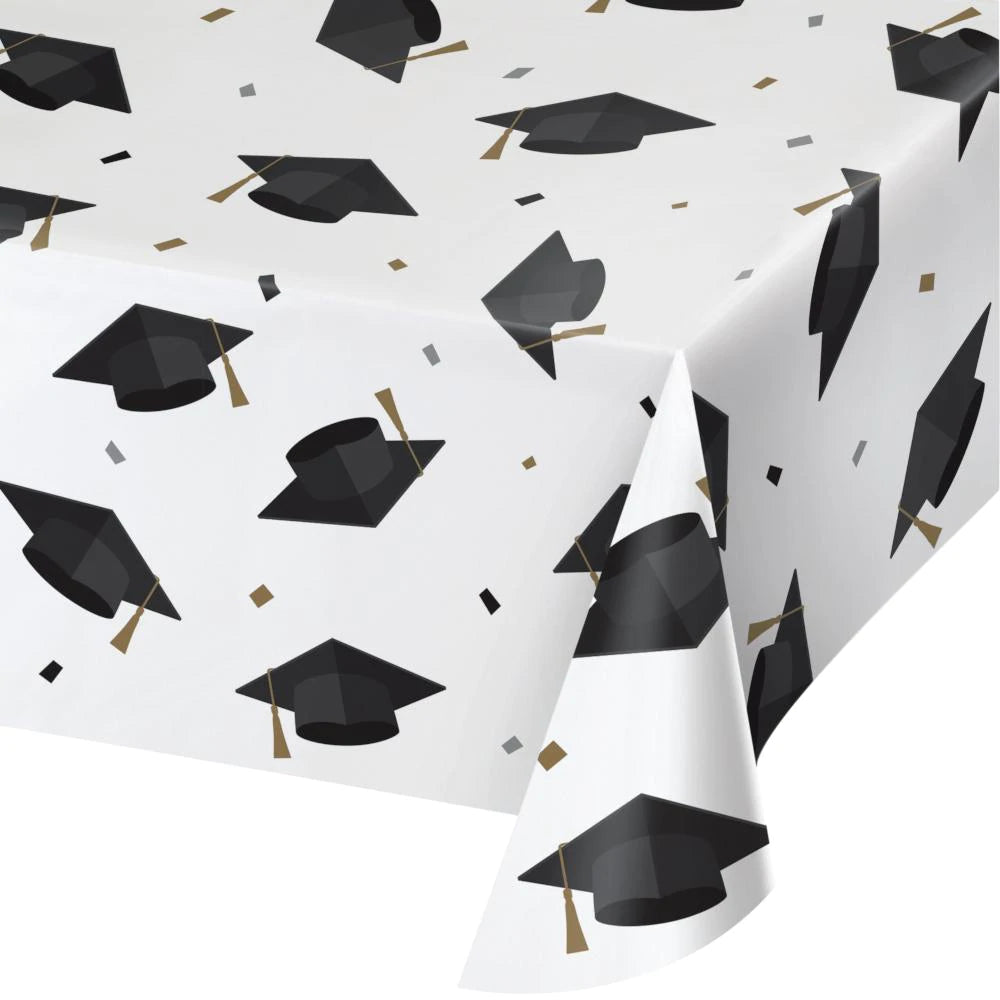 Grad Toss Table Cover - Paper