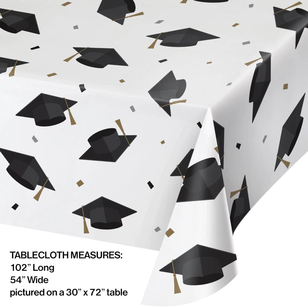 Grad Toss Table Cover - Paper