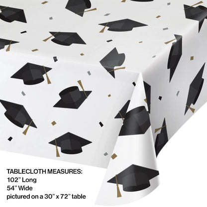 Grad Toss Table Cover - Paper