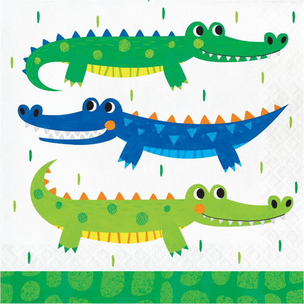 Alligator Party Lunch Napkins (16)