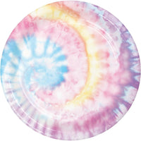 Tie Dye Party Lunch Plates (8)