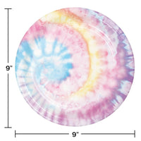 Tie Dye Party Lunch Plates (8)
