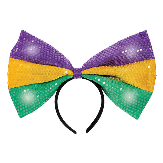 Mardi Gras Giant Light-Up Headband w/Sequins